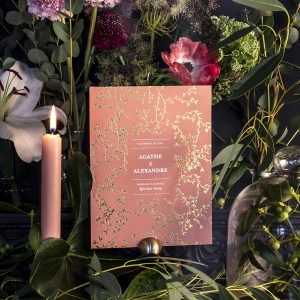 Tendance Baroque faire part mariage