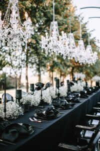 art de la table de mariage